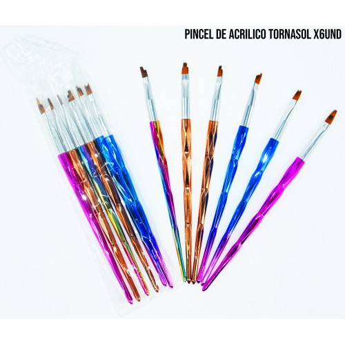 PINCEL DE ACRILICO TORNASOL X6UND 