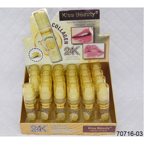 ACEITE PARA LABIO 24K GOLD KISS BEAUTY X24UND 70716-03