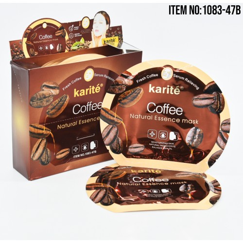 MASCARILLA FACIAL COFFEE KARITE X12UND 1083-47B