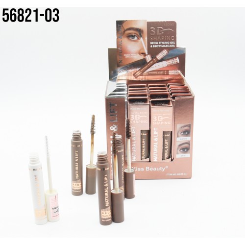 RIMEL KISS BEAUTY 3D SHAPING BROWS X24UND 56821-03 