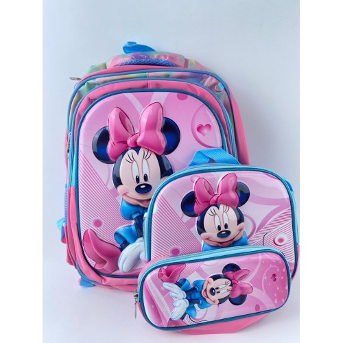 MORRAL ESCOLAR 3EN1 ANIMADO MICKEY X 1UND