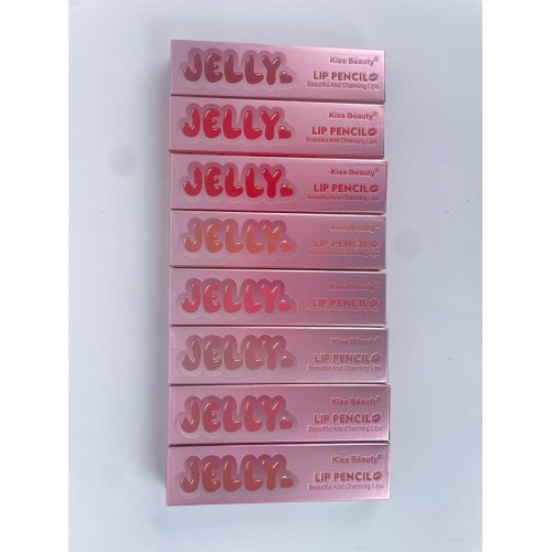 LABIAL JELLY LIP PENCIL KISS BEAUTY 8CLR X1CAJA