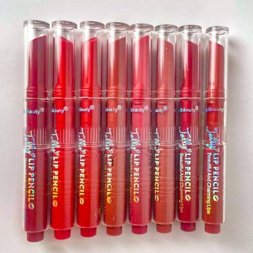 LABIAL JELLY LIP PENCIL KISS BEAUTY 8CLR X1CAJA