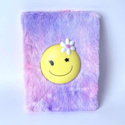 CUADERNO SQUISHY AFELPADO #EMOJI C/FLOR X 1UND