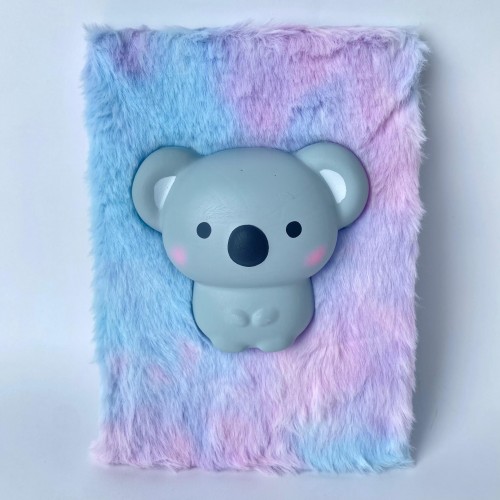 CUADERNO SQUISHY AFELPADO #KOALA MULTI-COLOR X 1UND