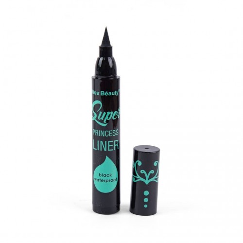 DELINEADOR KISS BEAUTY SUPER BLACK X12UND