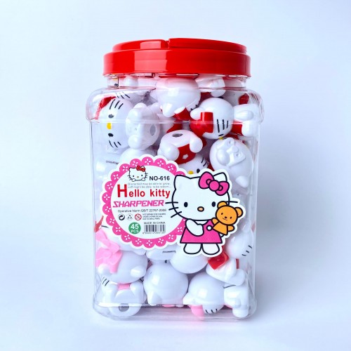 SACAPUNTA FORMA DE #HELLO KITTY SHARPENER 2CLR *45PCS* X 1POTE