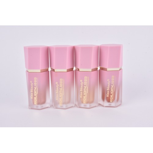 HIGHLIGHT LIQUID KISS BEAUTY GLITTER 4CLR *48PCS