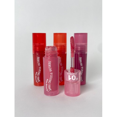 SERUM DE LABIOS FIXING TINT KISS BEAUTY #01 #HONEY PEACH X 1CAJA