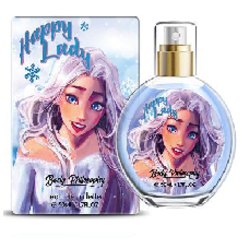 PERFUME DE NIÑA BODY PHILOSOPHY/HAPPY LADY 50ML 12PCS* X1CAJA