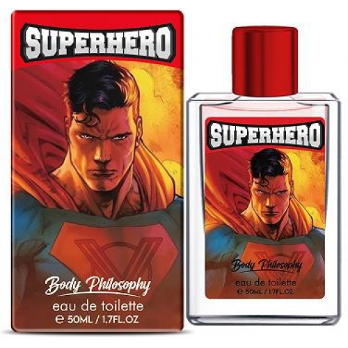 PERFUME DE NIÑO BODY PHILOSOPHY/SUPER-MAN50ML 12PCS* X 1CAJA