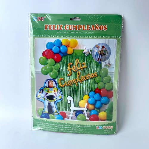 LOBO DIMI FELIZ CUMPLEAÑOS TOY STORY 10SET* X 1PAQ