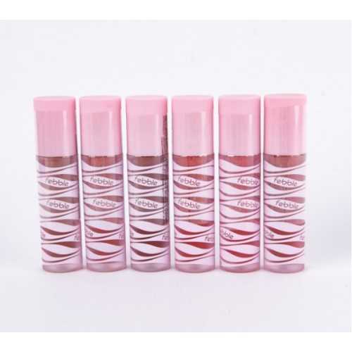 LABIAL VELVET LIPGLOSS FEBBLE 6CLR X 1CAJA