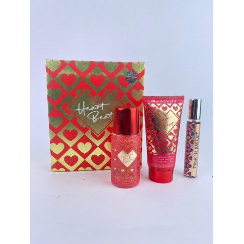 SPLASH Y CREMA PINK IN SWEET 3EN1 HEART BEAT 88/88/20ML X1KIT 