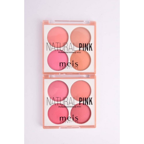 RUBOR MEIS PINK BLUSH 4CLR 2TONO X1CAJA