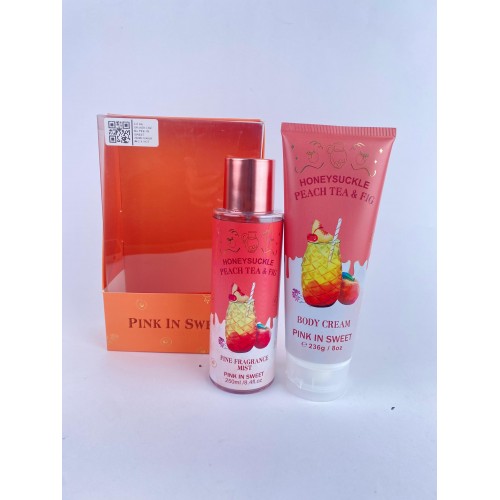 KIT DE SPLASH-CREMA PINK IN SWEET PEACH 250ML  X1KIT