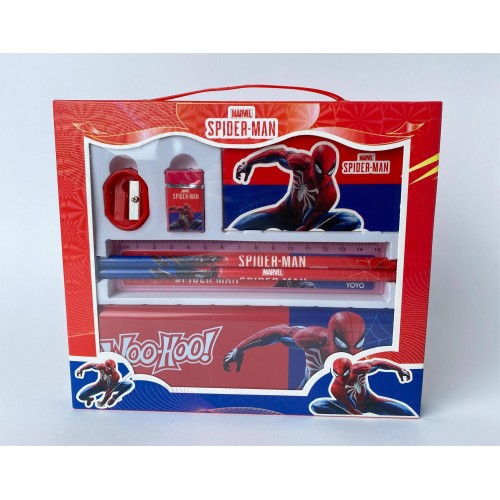 SET ESCOLAR 6EN1 AIQTE SPIDER- MAN X 1SET