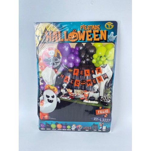 GLOBO DE FELIZ HALLOWEEN 56PCS* X1SET